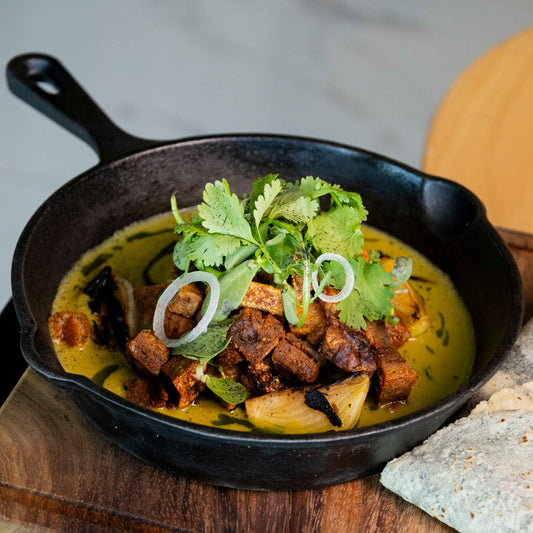 Pork Belly en Salsa Verde